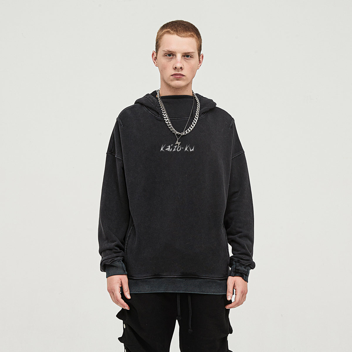 Original Oversized Hoodie Kaizo-Ku - Embroidered Streetwear