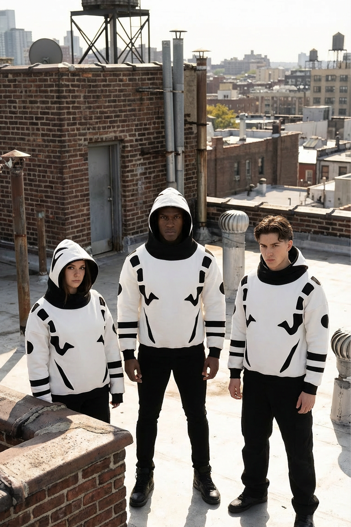 Hoodie streetwear inspiré de Jujutsu Kaisen porté en situation réelle. Coupe moderne, volumes travaillés et design graphique rappelant l’esthétique des fléaux. Une pièce pensée pour les fans d’anime qui veulent un vrai vêtement, pas un cosplay.