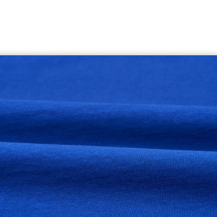 Zoom sur le coton bleu 250g du t-shirt Zelda Royal Blue, texture premium.