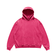 Embrace a bold yet sophisticated look with our Dark Pink Oversized Vintage Hoodie, a standout piece in our Spring 2024 Collection that offers both warmth and statement style.