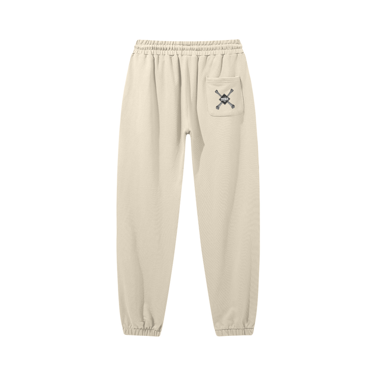 Featuring a gentle, Soft Beige tone, these Heavyweight Baggy Joggers provide a subtle, comforting color for everyday wear.