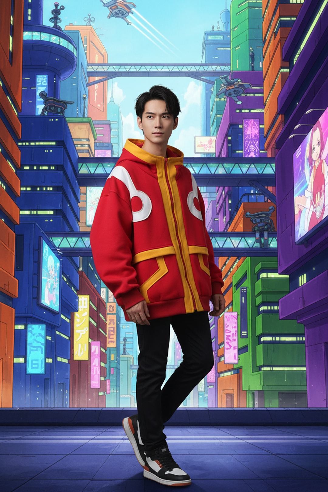 Veste Luffy Egghead – Kaizo-Ku | Streetwear inspiré de One Piece