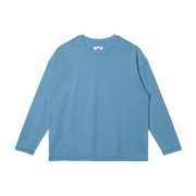 The Medium Blue Oversized Long Sleeve T-Shirt shines in our Spring 2024 collection, offering a perfect blend of vintage charm and modern comfort.