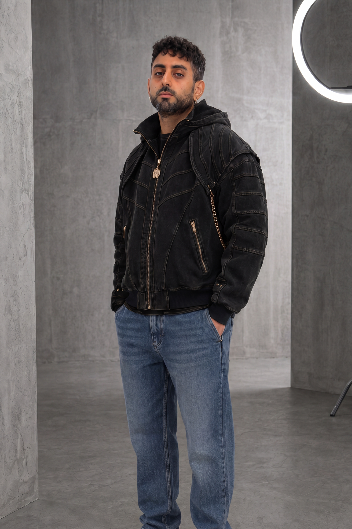 Veste Inferno Washed Denim special edition