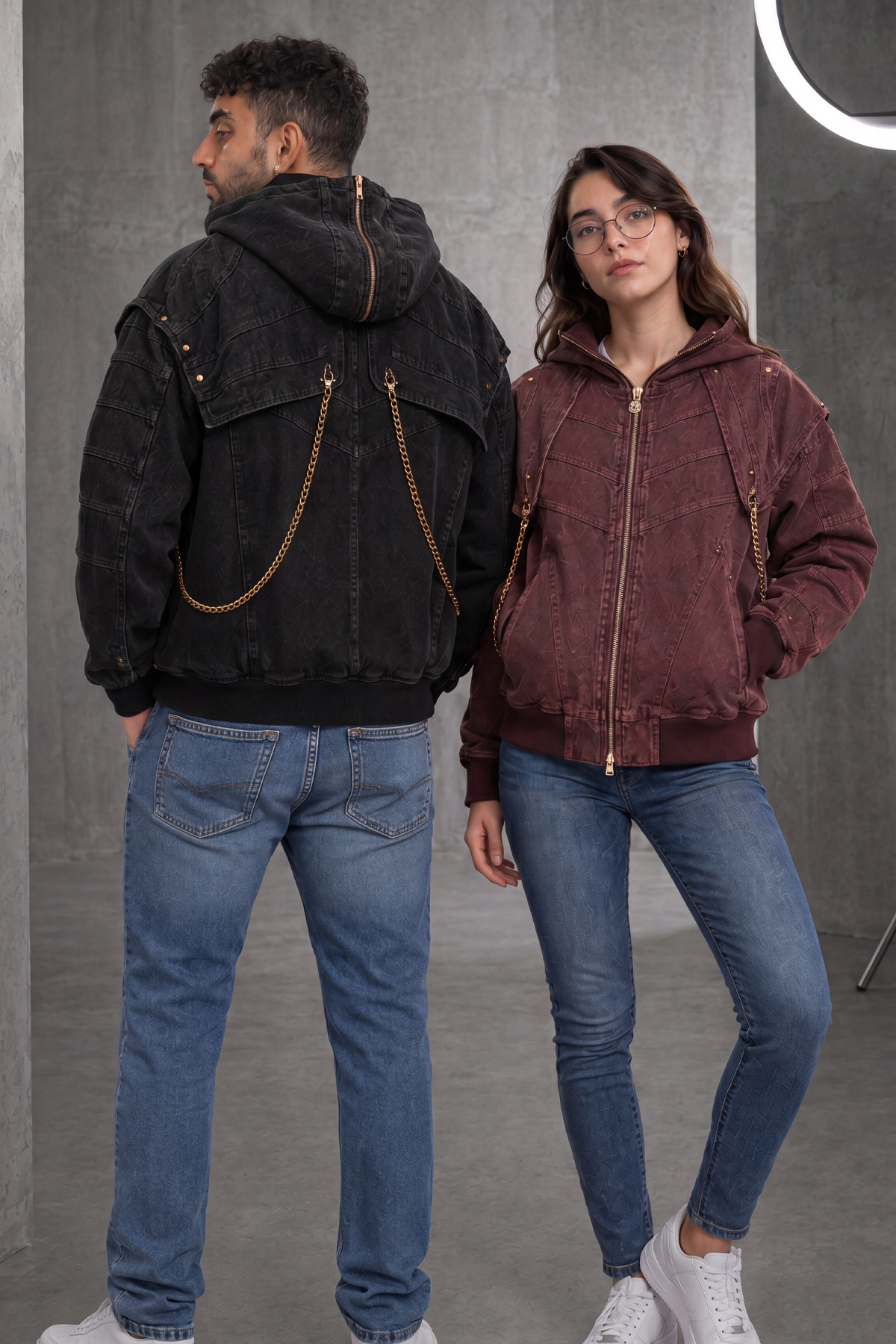 Veste Inferno Washed Denim special edition