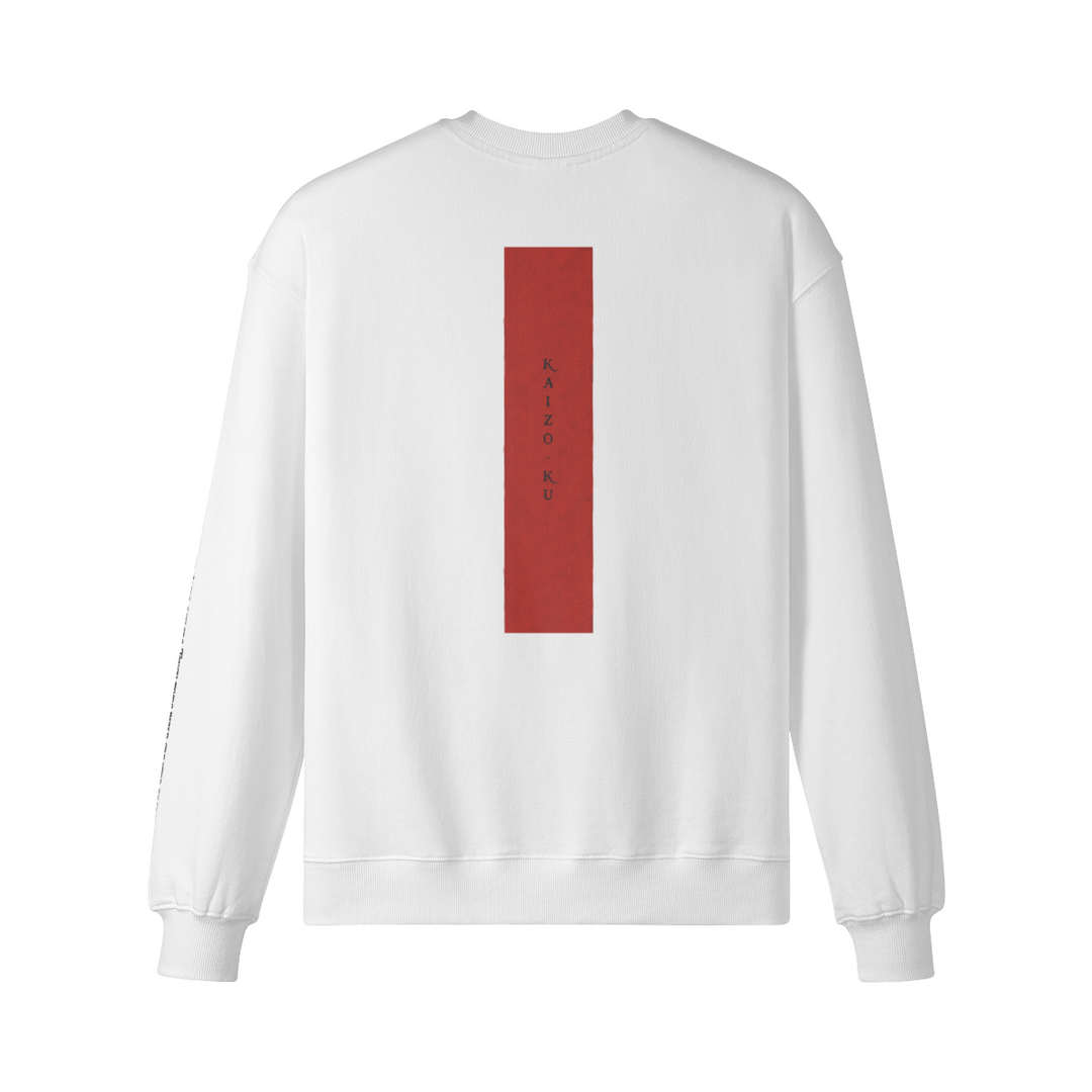 Back view of the Monaco Oversized Sweatshirt, featuring a clean and elegant design with a subtle nod to the Monaco lifestyle.