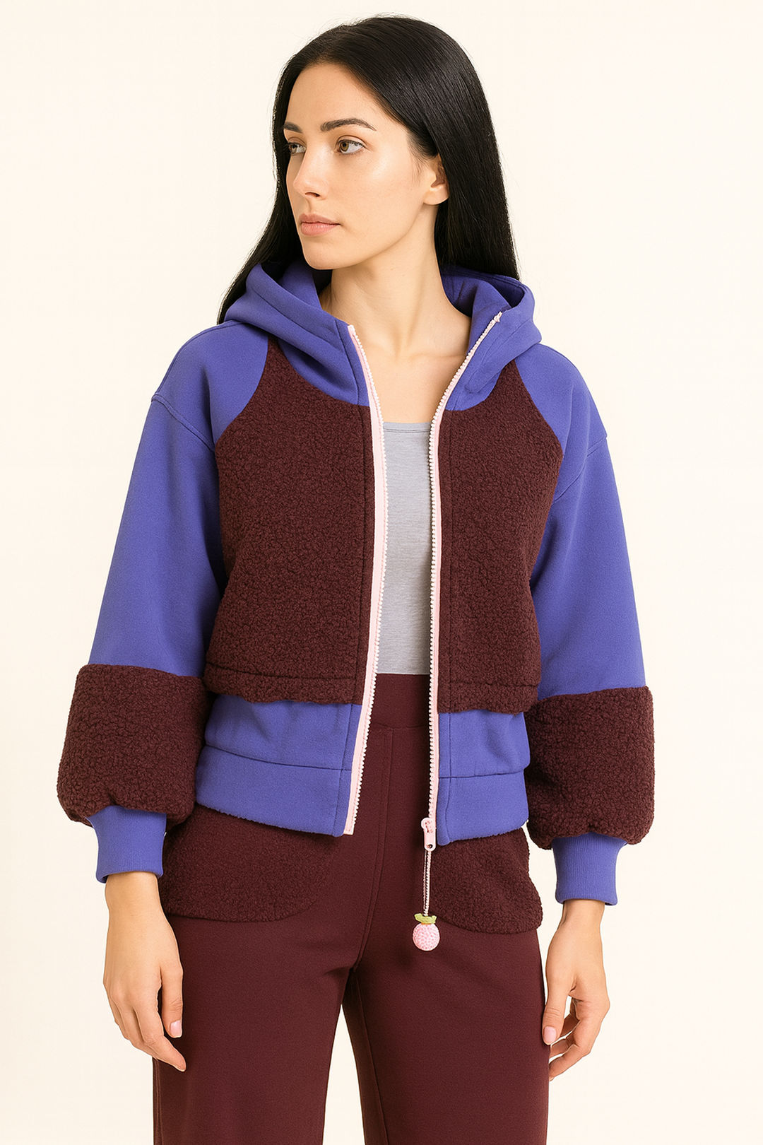 Hoodie Zippé “Elbaf Robin” – Streetwear