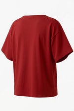 T-shirt oversize rouge 