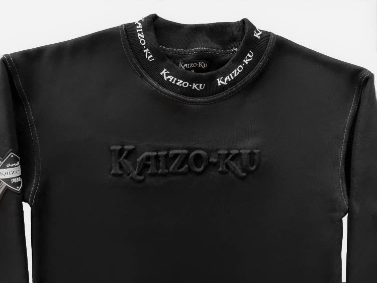 Original kaizoku black oversized sweatshirt